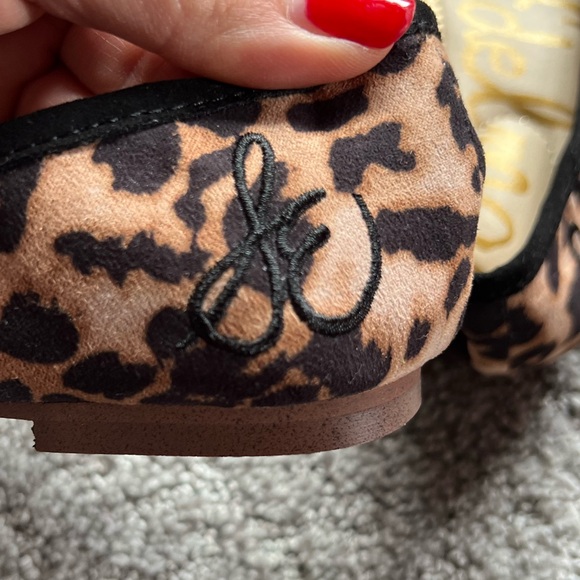Sam Edelman cheetah print Felicia ballet flats size 1 girls - Picture 3 of 9